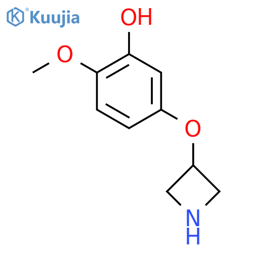 5-(azetidin-3-yloxy)-2-methoxyphenol structure