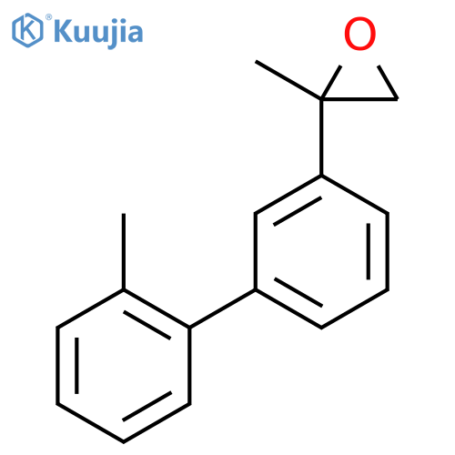 2-methyl-2-3-(2-methylphenyl)phenyloxirane structure