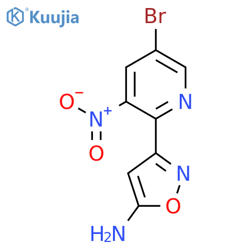 3-(5-Bromo-3-nitropyridin-2-yl)-1,2-oxazol-5-amine structure