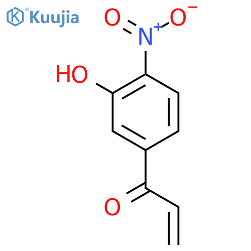 1-(3-Hydroxy-4-nitrophenyl)prop-2-en-1-one structure