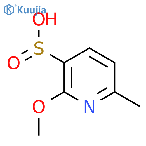 2-Methoxy-6-methylpyridine-3-sulfinic acid structure