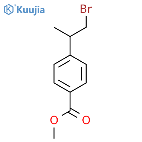 Methyl 4-(1-bromopropan-2-yl)benzoate structure