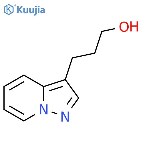 3-{pyrazolo1,5-apyridin-3-yl}propan-1-ol structure