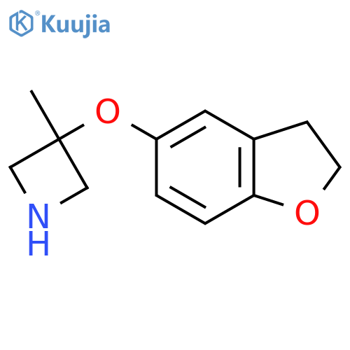 3-(2,3-dihydro-1-benzofuran-5-yloxy)-3-methylazetidine structure