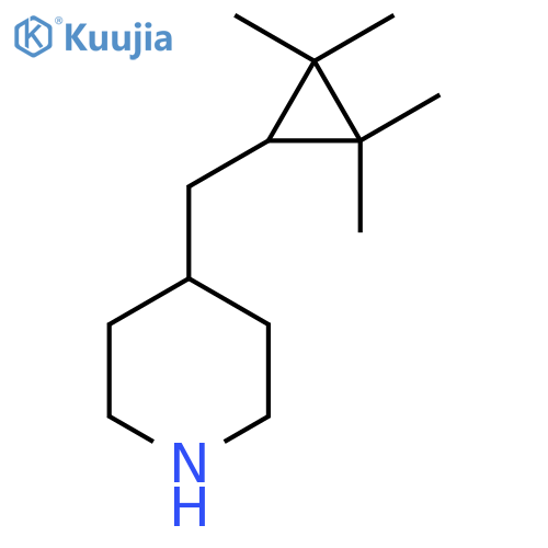 4-(2,2,3,3-tetramethylcyclopropyl)methylpiperidine structure