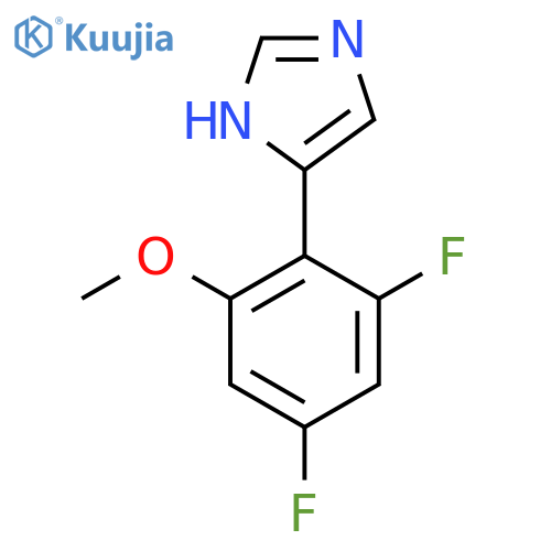 4-(2,4-difluoro-6-methoxyphenyl)-1H-imidazole structure