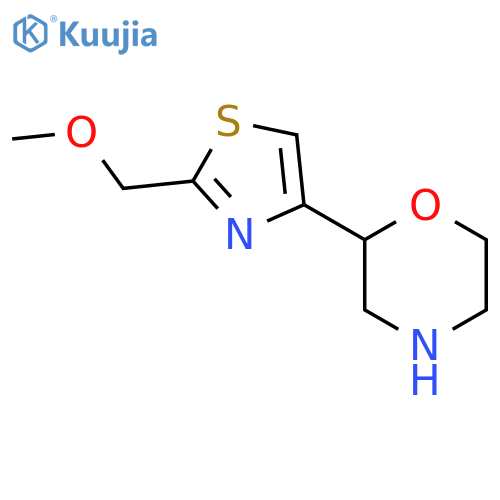 2-2-(methoxymethyl)-1,3-thiazol-4-ylmorpholine structure