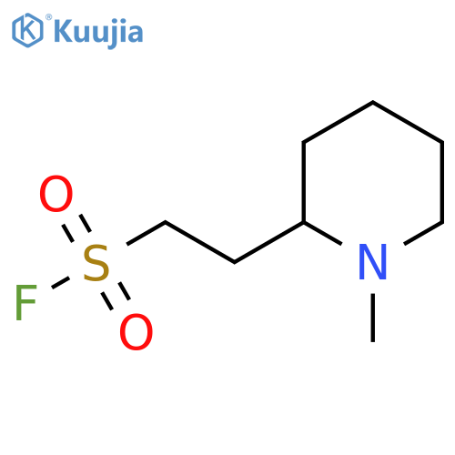 2-(1-methylpiperidin-2-yl)ethane-1-sulfonyl fluoride structure