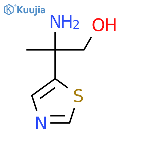 2-amino-2-(1,3-thiazol-5-yl)propan-1-ol structure