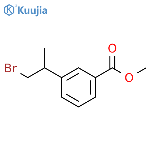 methyl 3-(1-bromopropan-2-yl)benzoate structure