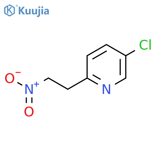 5-Chloro-2-(2-nitroethyl)pyridine structure