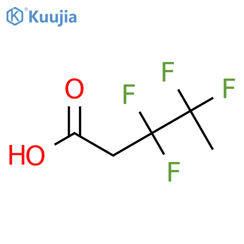 3,3,4,4-Tetrafluoropentanoic acid structure