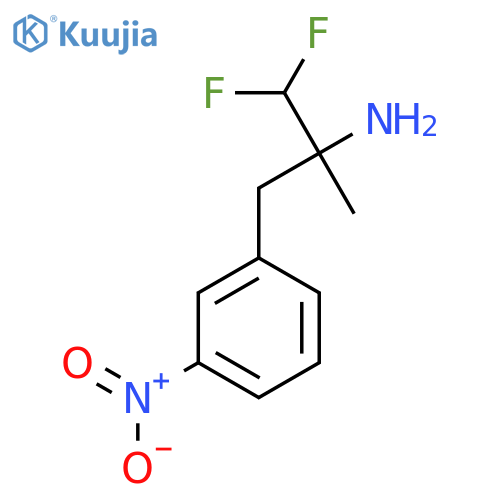 1,1-Difluoro-2-methyl-3-(3-nitrophenyl)propan-2-amine structure