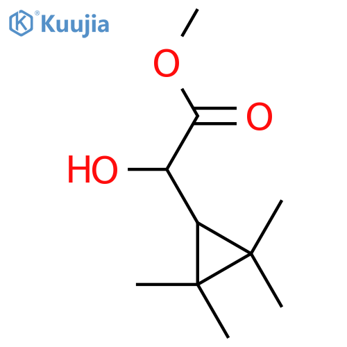 methyl 2-hydroxy-2-(2,2,3,3-tetramethylcyclopropyl)acetate structure