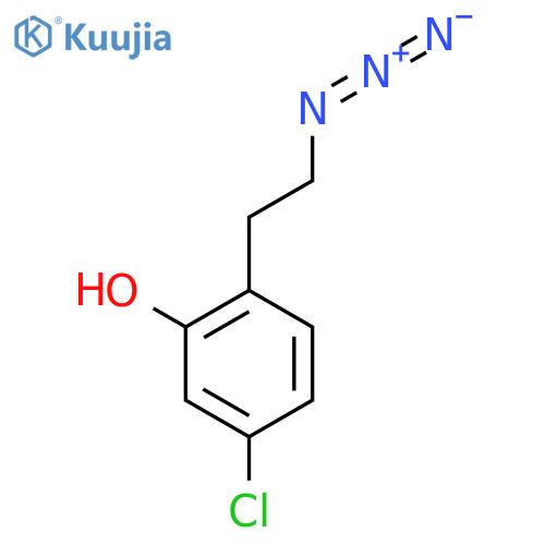 2-(2-azidoethyl)-5-chlorophenol structure