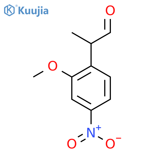 2-(2-methoxy-4-nitrophenyl)propanal structure