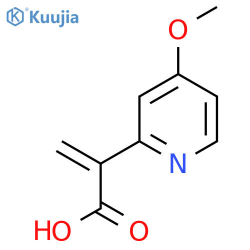 2-(4-methoxypyridin-2-yl)prop-2-enoic acid structure