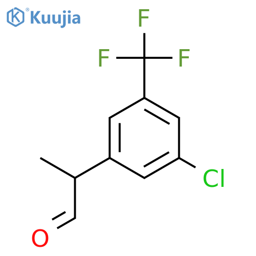2-3-chloro-5-(trifluoromethyl)phenylpropanal structure