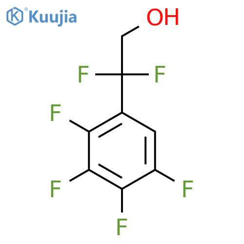 2,2-difluoro-2-(2,3,4,5-tetrafluorophenyl)ethan-1-ol structure