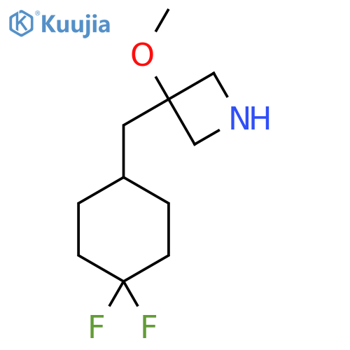 3-[(4,4-Difluorocyclohexyl)methyl]-3-methoxyazetidine structure
