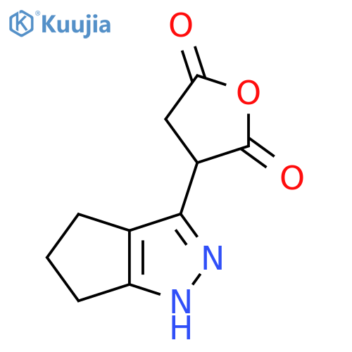 3-{1H,4H,5H,6H-cyclopentacpyrazol-3-yl}oxolane-2,5-dione structure
