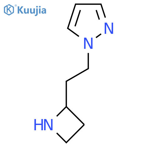 1-2-(azetidin-2-yl)ethyl-1H-pyrazole structure