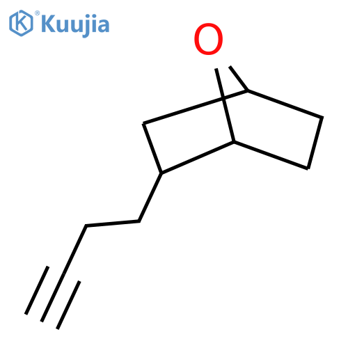2-(but-3-yn-1-yl)-7-oxabicyclo2.2.1heptane structure