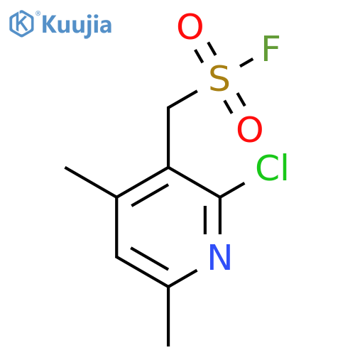 (2-chloro-4,6-dimethylpyridin-3-yl)methanesulfonyl fluoride structure