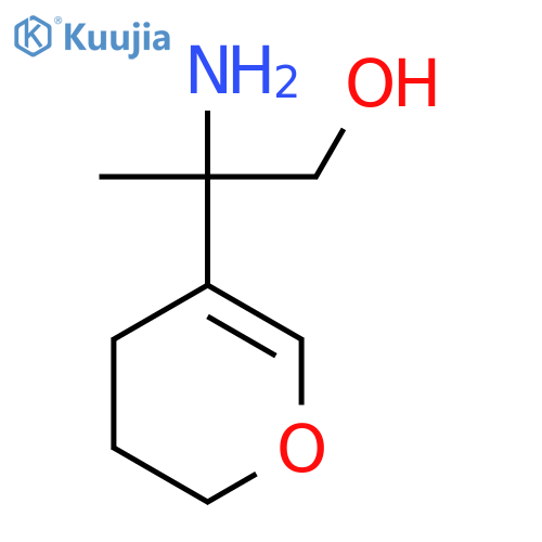 2-amino-2-(3,4-dihydro-2H-pyran-5-yl)propan-1-ol structure