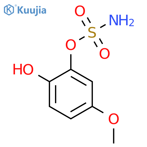 2-hydroxy-5-methoxyphenyl sulfamate structure