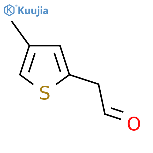 2-(4-methylthiophen-2-yl)acetaldehyde structure