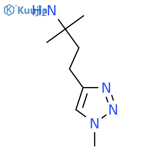 2-methyl-4-(1-methyl-1H-1,2,3-triazol-4-yl)butan-2-amine structure