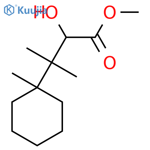 methyl 2-hydroxy-3-methyl-3-(1-methylcyclohexyl)butanoate structure