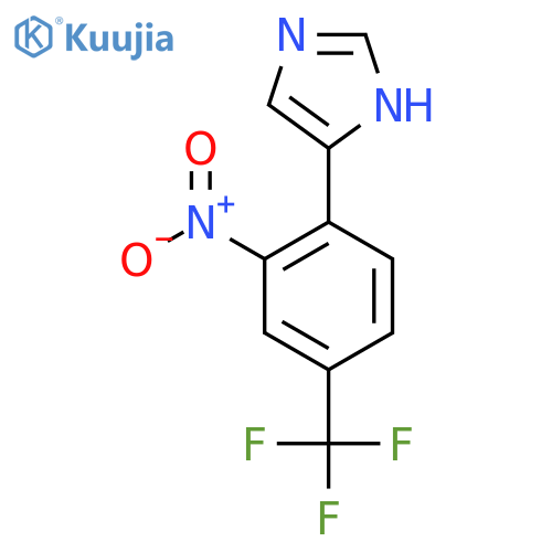 4-2-nitro-4-(trifluoromethyl)phenyl-1H-imidazole structure