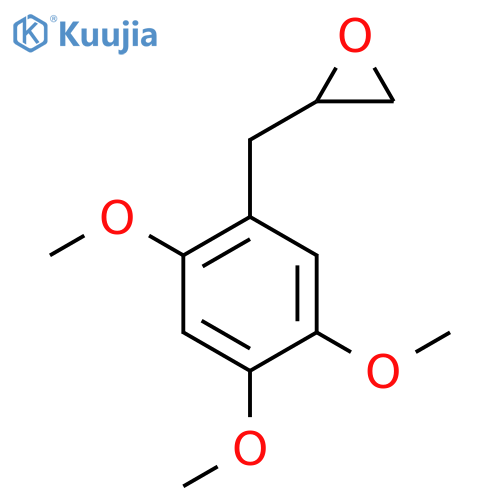 2-(2,4,5-trimethoxyphenyl)methyloxirane structure