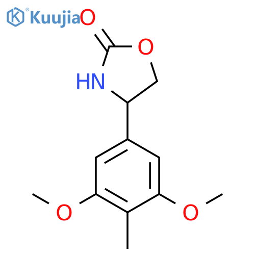 4-(3,5-dimethoxy-4-methylphenyl)-1,3-oxazolidin-2-one structure