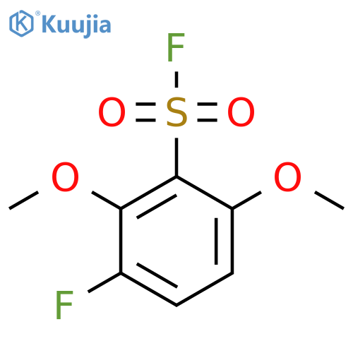 3-fluoro-2,6-dimethoxybenzene-1-sulfonyl fluoride structure