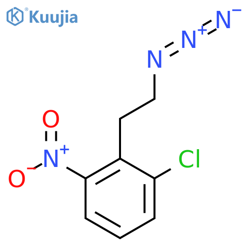 2-(2-azidoethyl)-1-chloro-3-nitrobenzene structure