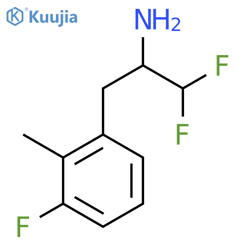 1,1-difluoro-3-(3-fluoro-2-methylphenyl)propan-2-amine structure