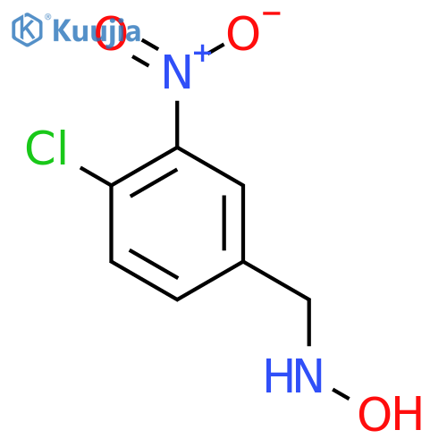 N-(4-chloro-3-nitrophenyl)methylhydroxylamine structure