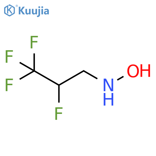 N-(2,3,3,3-tetrafluoropropyl)hydroxylamine structure