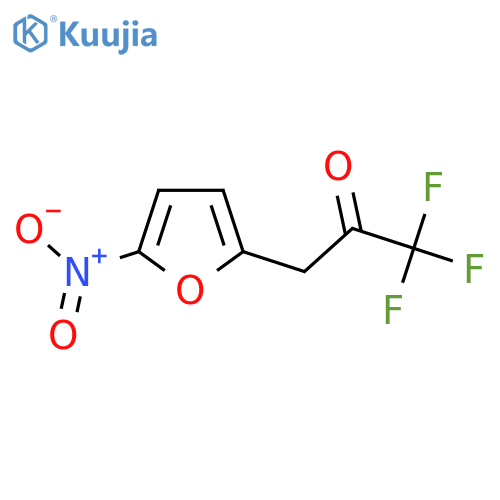 1,1,1-trifluoro-3-(5-nitrofuran-2-yl)propan-2-one structure