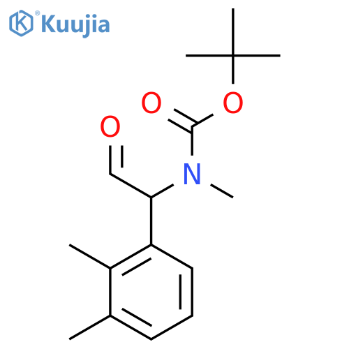 tert-butyl N-1-(2,3-dimethylphenyl)-2-oxoethyl-N-methylcarbamate structure