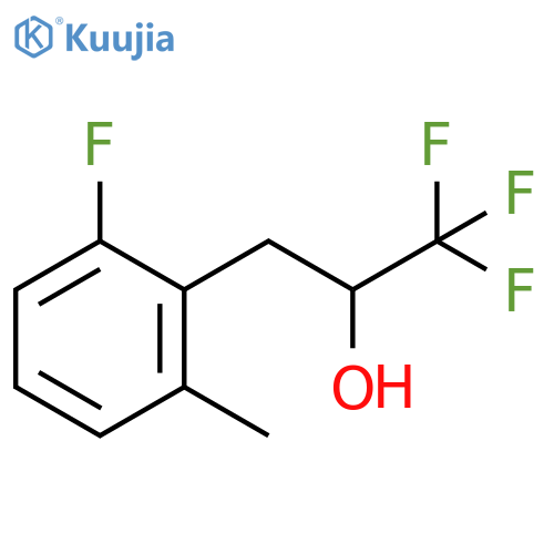1,1,1-trifluoro-3-(2-fluoro-6-methylphenyl)propan-2-ol structure