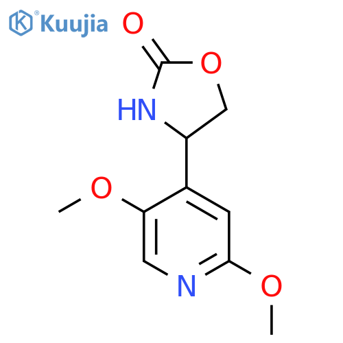4-(2,5-dimethoxypyridin-4-yl)-1,3-oxazolidin-2-one structure