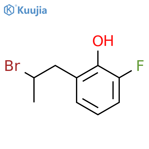 2-(2-bromopropyl)-6-fluorophenol structure