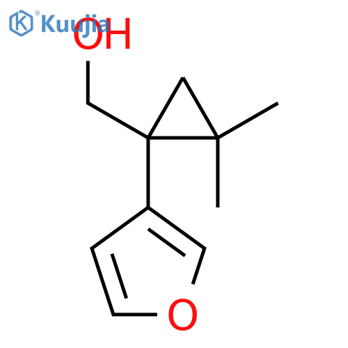 1-(furan-3-yl)-2,2-dimethylcyclopropylmethanol structure