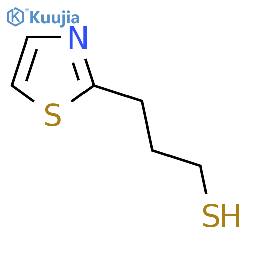 3-(1,3-thiazol-2-yl)propane-1-thiol structure