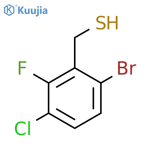 (6-bromo-3-chloro-2-fluorophenyl)methanethiol structure