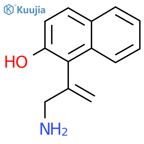 1-(3-aminoprop-1-en-2-yl)naphthalen-2-ol structure